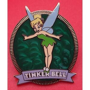 Disney Princess Pearl Ovals Swirl Collection Tinker Bell 2003 Pixie Tink Pin‎